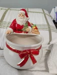 Spode Santa Candy Dish 6 Inches Tall S3324-A19. Fixed Price $20.00.