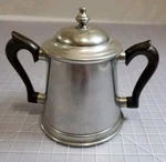 Nice Stieff Pewter P2 Wood Handle Sugar Bowl With Lid Vguc. Fixed Price $32.96.