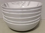 Better Homes Marbled Melamine Serving Bowls 6 Pc. Fixed Price $35.99.