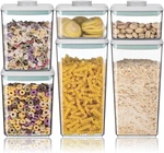 Airtight Food Storage Sets With Lids 6PCS Pop For Kitchen. Fixed Price $45.20.