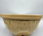 Tg Green Gripstand Yelloware Mixing Bowl Brown 1960S 11.25 England. Fixed Price $85.00.