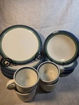 Pfaltzgraff Ocean Breeze Dinner, Salad/dessert Plates, Mugs (#B-5). Fixed Price $10.00.