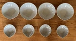 Ikea Bowl Set #18691 Teardrop-shaped Of Light Gray Color Made In Romania. Fixed Price $32.00.