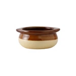 Tuxton China Inc Duratux 12 Oz. Two Tone Ceramic Onion Soup Crock - Doz. Fixed Price $99.40.