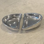 Nambe MT1469 Serving Dish Set Of 2 Dips Apps Alloy Metal Shiny Steve Cozzolino. Fixed Price $29.00.