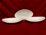 Fortessa Fortaluxe Super White Set Of 3 Oval Serving Bowls/dish 11 1/2" 6. Fixed Price $39.95.