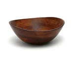Lipper International 294 Cherry Finished Wavy Rim Serving Bowl Large,. Fixed Price $68.96.