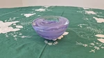 Kosta Boda Art Glass Bowl Aqua Blue Swirl Scandinavian Design Signed Label. Fixed Price $92.83.
