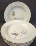 Set Of 8 Tognana Italy Porcelain Soup/salad Bowls 9 Diameter. Fixed Price $25.00.