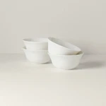 Lenox Fine China Profile White - All Purpose Bowls (set Four). Fixed Price $24.97.