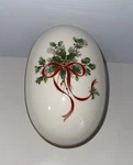 Mikasa Palatial Holly Gold UT128 Covered Vegetable Bowl Dish Christmas China. Fixed Price $29.99.