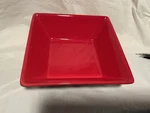Mint Large Square 10 Strawberry Street Red Casserole Dish Bowl Deep Pan 1/4". Fixed Price $12.00.