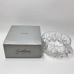 Gorham Lady Anne 9 Lead Crystal Salad Bowl Germany Cut Glass Starburst Vintage. Fixed Price $37.95.