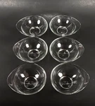 Dipping Bowls Bormioli Rocco Quattro Stagioni 6 Glass W/handles Condiment Cups. Fixed Price $55.00.