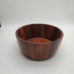 The Cellar For Macy's Brown Wooden Salad Bowl. Fixed Price $22.49.