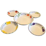 Pier Hand Painted Italy Vegetable Soup Pasta Bowl Set 12 Serving + 4 Retired. Fixed Price $79.99.
