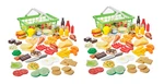 Kid Connection Play Food Set, 100 Pieces Pack Of 2. Fixed Price $16.16.