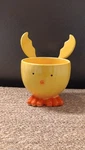 Transpac Yellow Ceramic Easter Chick Cheese Spreaders & Serving Bowl Set. Fixed Price $14.40.