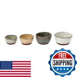 Creative Co-op Stoneware Bowls Reactive Glaze Finish Set Of DF4964. Fixed Price $34.73.
