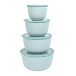 Mixing With Lids 8 Piece Plastic Nesting Set Kitchen Food Storage. Fixed Price $44.99.