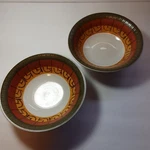 Vintage Casual Ceram Galaxy Set Of 2 Soup/salad Bowls 8007 Stoneware Japan. Fixed Price $15.95.