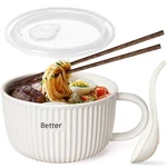 Artena 38 Oz Soup Bowls With Handles, Lids, Spoons & Chopsticks - 6 Inch Large M. Fixed Price $39.33.