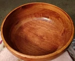 Lipper International Cherry Round Wood Salad Bowl Plantation Grown Medium 7.5". Fixed Price $19.99.