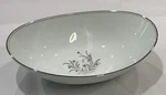 Vintage Noritake Ardis 5772 Oval Serving Bowl 10 Japan Silver Trim. Fixed Price $16.95.