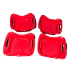 Rachel Ray Small 10 Oz Square Red Ramekins - Set Of 4 Stoneware. Fixed Price $17.00.