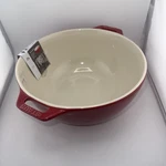 Staub Serving Bowl 25CM Ceramic Cherry Red 40510-797 New. Fixed Price $86.00.