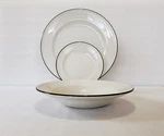 Steelite Plates Bowl Bead Band Black Performance Professional Restaurant 3 Pcs. Fixed Price $74.99.
