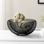 Torre & Tagus 9 Inch Black Double Wall Wire Mesh Metal Decorative Bowl, Moder.... Fixed Price $51.71.