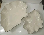 Rare 23 1/4 Inch Pottery Barn Under The Sea Oyster Bowls Tray Collectible Set. Fixed Price $582.75.