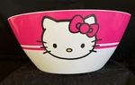 Hello Kitty Large Melamine Bowl 2011 Zak Designs -12 Wide X 3/4 Tall. Fixed Price $20.00.