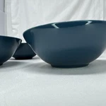 Ikea Fargrik Bowls (4QTY) 10866 Dark Turquoise Blue Cereal/soup. Fixed Price $24.87.