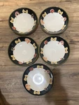 Lot Of 5 Wolfgang Puck Ceramic 9 3/8" Live Love Eat Serving Pasta Salad Bowl. Fixed Price $51.99.