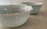 Lenox French Perle Iridescent Blue Green Cereal Soup Bowl- Set Of 4. Fixed Price $28.00.