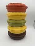 Vintage Tupperware 1206 Seal N-serve Bowl Harvest Collection. Fixed Price $9.99.