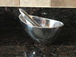 Torre & Tagus Silver Tone Bowl And Spoon Set Nice!!!. Fixed Price $32.99.