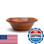 Lipper International Cherry Finished Round Rim Bowl For Salads Fruit 12. Fixed Price $41.82.