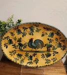 Williams-sonoma Rooster Ceramic 17"X13" Serving Platter WSO127 Italy Excellent. Fixed Price $98.80.