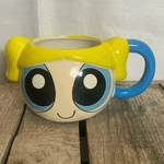 Powerpuff Girls Bubbles 3D Ceramic Mug Cup 20OZ Silver Buffalo Cartoon Network. Fixed Price $24.00.
