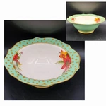 The Pioneer Woman 8.3" Footed Holiday Charm Bowl Pedestal Christmas Dots Flowers. Fixed Price $18.99.