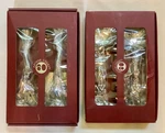 Vtg Arthur Court Magnolia Grapevine Salad Serving Set Fork & Spoon New Box. Fixed Price $20.00.