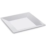 G.e.t. ML-103-W Siciliano White Melamine 8" Square Plate 12 / Cs. Fixed Price $126.32.