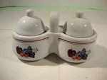 Houston Harvest Gift Products 1812FY06 Ceramic Jam Jelly Server Set Handle. Fixed Price $14.99.