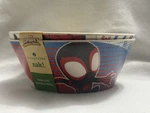 Zak Designs Lot Of Marvel Spidey & His Friends 22 Oz. Melamine Bowls. Fixed Price $18.95.