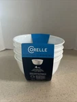 Corelle Vitrelle White Oz. 828 Ml Soup/cereal Bowl's Set Of 4 New. Fixed Price $38.00.