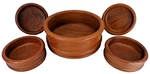 Set Of 5 Vtg Teak Wood Salad /serving Bowls Gailstyn Thailand Mid Century Modern. Fixed Price $21.00.
