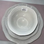 Lenox French Perle White Bowl, Accent Plate, Dinner (FC2). Fixed Price $24.97.